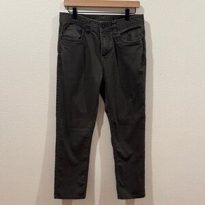 Prana Men's Dark Olive Relaxed Jeans